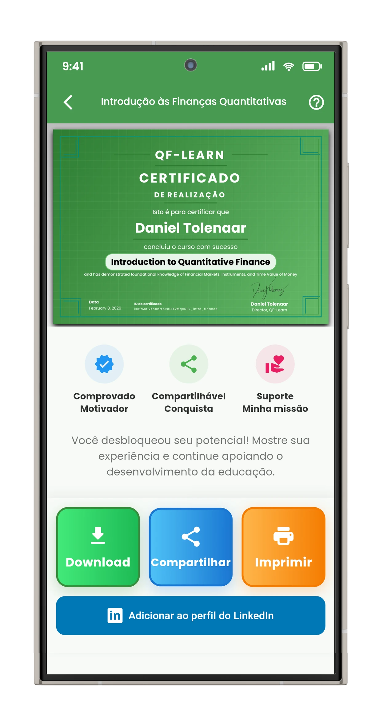 Certificado