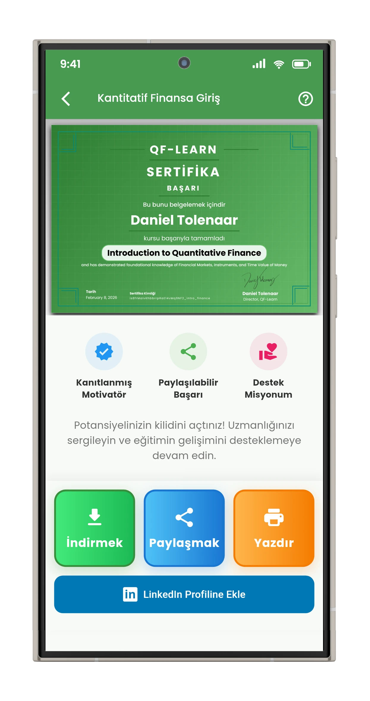 Sertifika